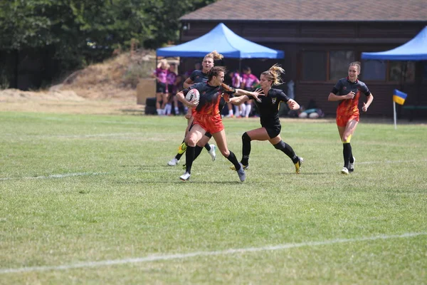 Odessa Ucraina Agosto 2020 Coppa Ucraina Tra Squadre Rugby Femminili — Foto Stock