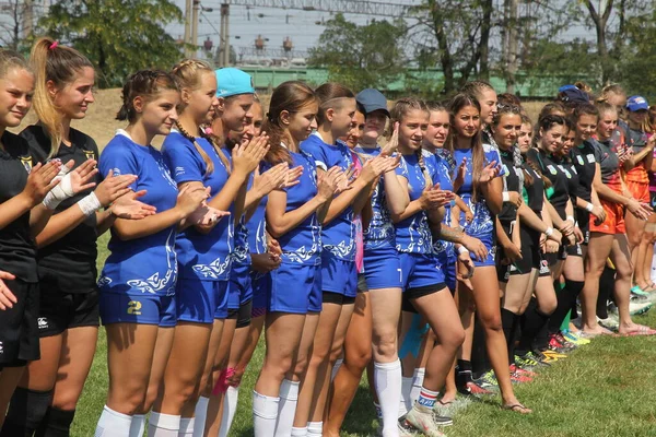 Odessa Ukrayna Ağustos 2020 Odessa Ragbi Takımları Arasında Ukrayna Kupası — Stok fotoğraf