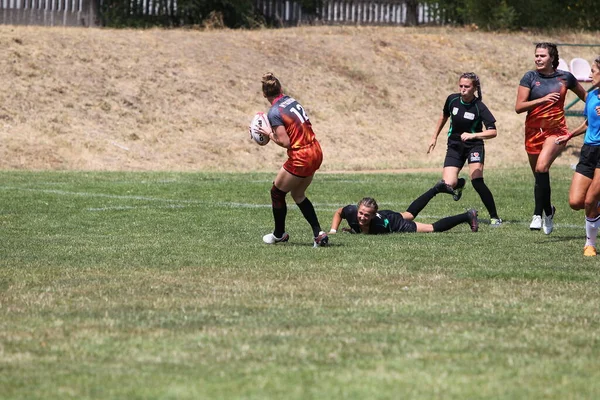 Odessa Ukrajina Srpna 2020 Ukrajinský Pohár Mezi Ženskými Rugby Týmy — Stock fotografie