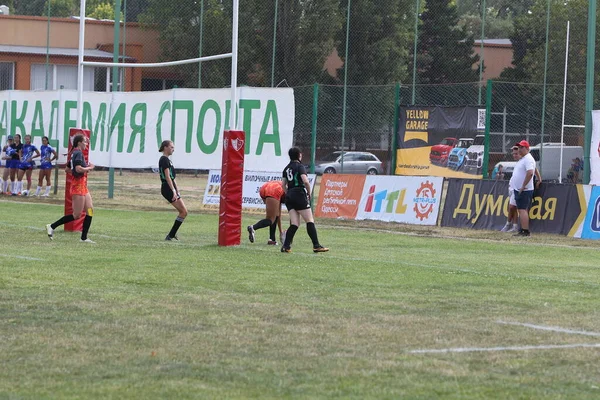 Odessa Ucraina Agosto 2020 Coppa Ucraina Tra Squadre Rugby Femminili — Foto Stock
