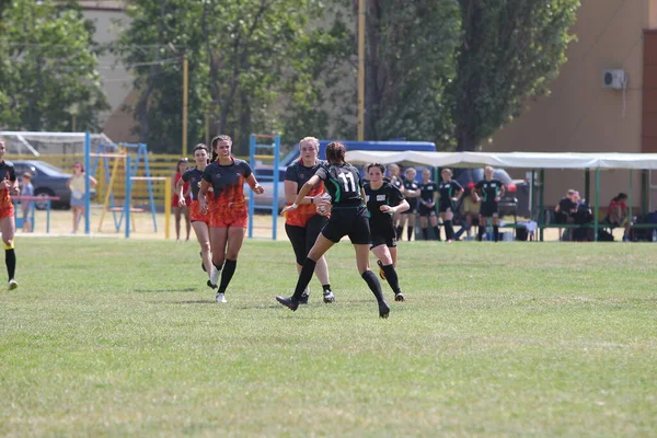 Odessa Ucraina Agosto 2020 Coppa Ucraina Tra Squadre Rugby Femminili — Foto Stock