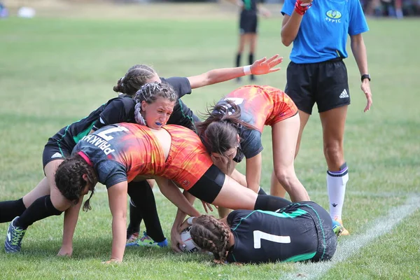 Odessa Oekraïne Augustus 2020 Oekraïense Cup Onder Vrouwen Rugby Teams — Stockfoto