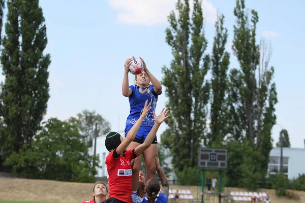 Odessa Ukraina Augusti 2020 Ukrainska Cupen Bland Kvinnor Rugby Lag — Stockfoto