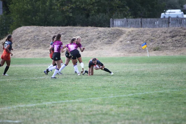 Odessa Ukrajina Srpna 2020 Ukrajinský Pohár Mezi Ženskými Rugby Týmy — Stock fotografie