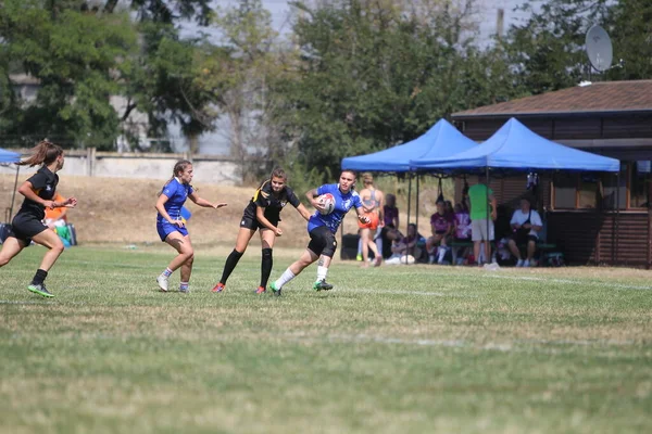 Odessa Ucrânia Agosto 2020 Copa Ucrânia Entre Equipes Rugby Feminino — Fotografia de Stock