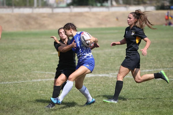 Odessa Ukraine Août 2020 Coupe Ukraine Rugby Féminin Odessa Moment — Photo