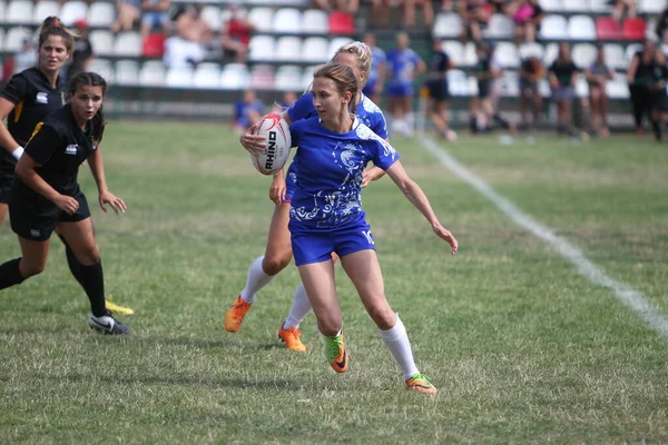 Odessa Ucrania Agosto 2020 Copa Ucrania Entre Equipos Femeninos Rugby — Foto de Stock