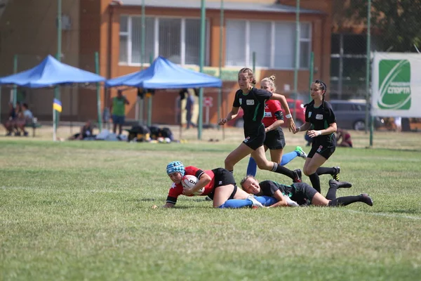 Odessa Ukraine Août 2020 Coupe Ukraine Rugby Féminin Odessa Moment — Photo