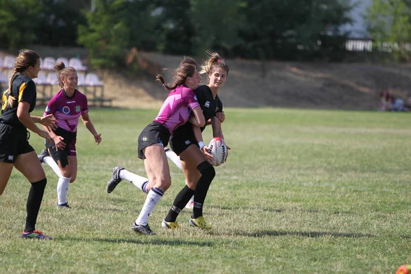 Odessa Ucrânia Agosto 2020 Copa Ucrânia Entre Equipes Rugby Feminino — Fotografia de Stock