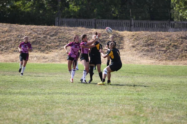 Odessa Ucraina Agosto 2020 Coppa Ucraina Tra Squadre Rugby Femminili — Foto Stock