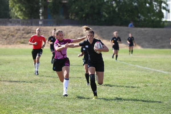 Odessa Ucraina Agosto 2020 Coppa Ucraina Tra Squadre Rugby Femminili — Foto Stock