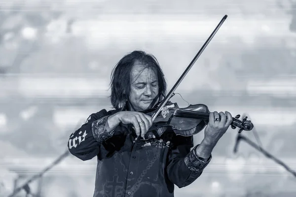 Odessa Ukraine Agosto 2020 Famoso Violinista Vasily Popadyuk Canadá Banda — Fotografia de Stock