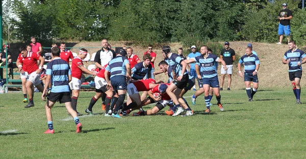 Odessa Ukraine September 2020 Endspiele Der Stärksten Rugby Teams Der — Stockfoto