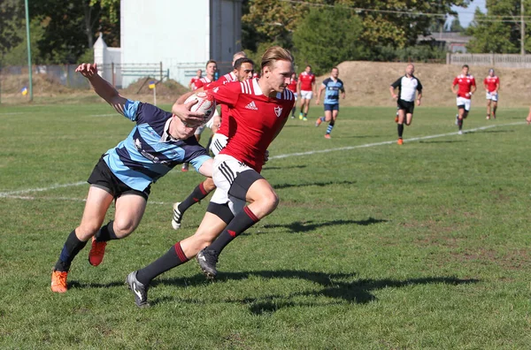 Odessa Ukraine September 2020 Endspiele Der Stärksten Rugby Teams Der — Stockfoto