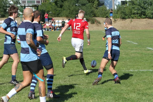 Odessa Ukraine September 2020 Laatste Wedstrijden Van Sterkste Rugby Teams — Stockfoto