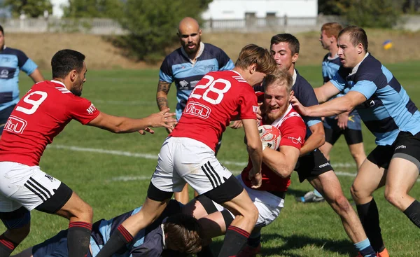 Odessa Ukraine September 2020 Laatste Wedstrijden Van Sterkste Rugby Teams — Stockfoto