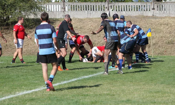 Odessa Ukraine September 2020 Endspiele Der Stärksten Rugby Teams Der — Stockfoto