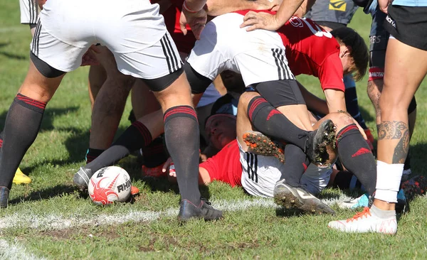 Odessa Ukraine September 2020 Laatste Wedstrijden Van Sterkste Rugby Teams — Stockfoto