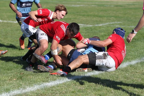 Odessa Ukraine September 2020 Endspiele Der Stärksten Rugby Teams Der — Stockfoto