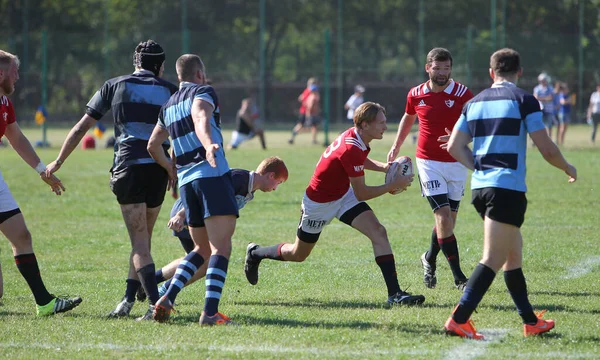 Odessa Ukraine September 2020 Endspiele Der Stärksten Rugby Teams Der — Stockfoto