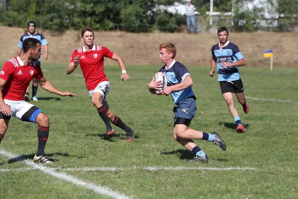 Odessa Ukraine Setembro 2020 Jogos Finais Das Equipes Rugby Mais — Fotografia de Stock