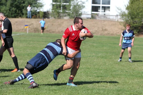 2012 Odessa Ukraine September 2020 Final Games Strong Rugby Teams — 스톡 사진