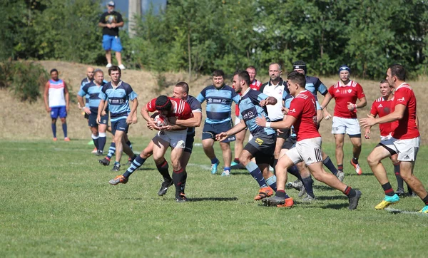 Odessa Ukraine September 2020 Endspiele Der Stärksten Rugby Teams Der — Stockfoto