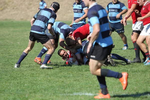 Odessa Ukraine September 2020 Endspiele Der Stärksten Rugby Teams Der — Stockfoto