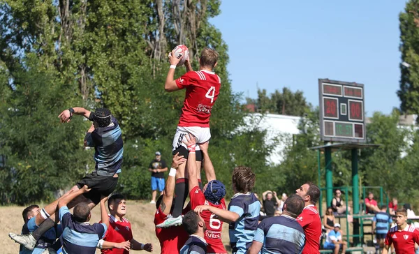 Odessa Ukraine September 2020 Laatste Wedstrijden Van Sterkste Rugby Teams — Stockfoto