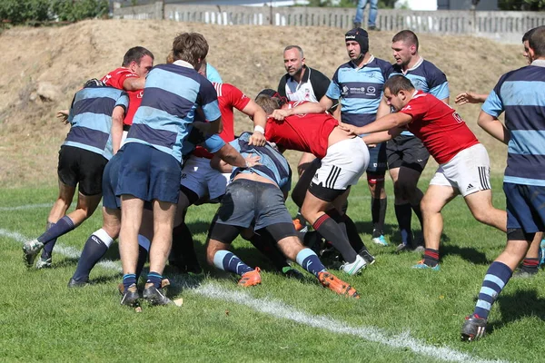 Odessa Ukraine September 2020 Endspiele Der Stärksten Rugby Teams Der — Stockfoto