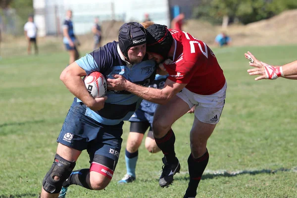 2012 Odessa Ukraine September 2020 Final Games Strong Rugby Teams — 스톡 사진