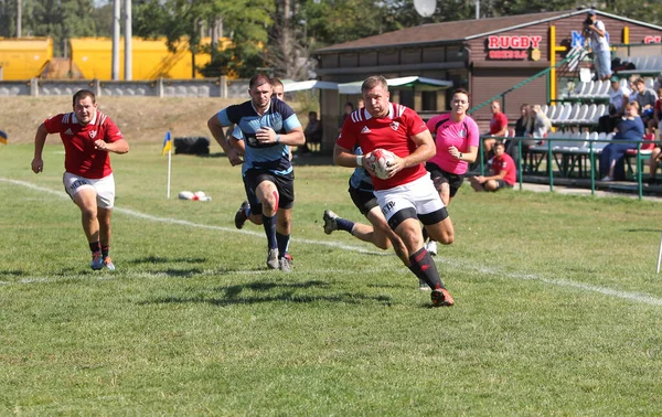 Odessa Ukraine September 2020 Endspiele Der Stärksten Rugby Teams Der — Stockfoto