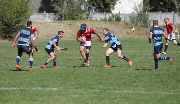 Odessa Ukraine September 2020 Endspiele Der Stärksten Rugby Teams Der — Stockfoto