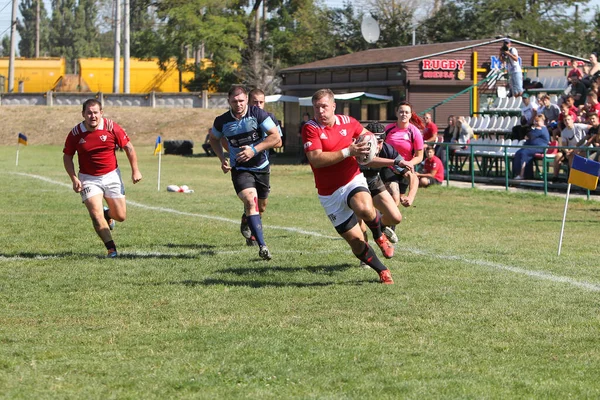 Odessa Ukraine September 2020 Endspiele Der Stärksten Rugby Teams Der — Stockfoto