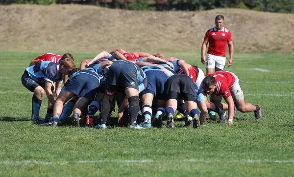 Odessa Ukraine Septembre 2020 Derniers Matchs Des Meilleures Équipes Rugby — Photo