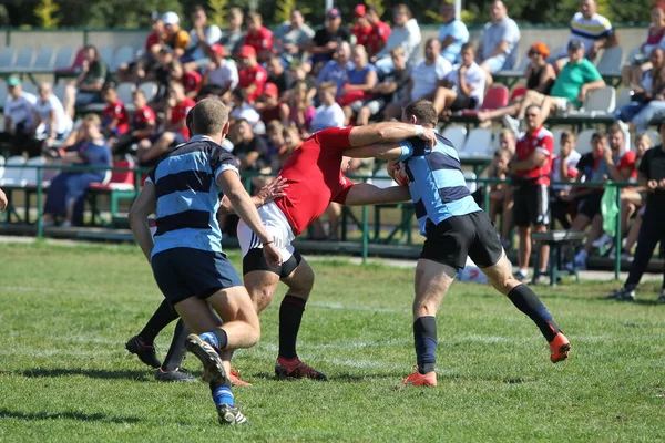 Odessa Ukraine September 2020 Endspiele Der Stärksten Rugby Teams Der — Stockfoto