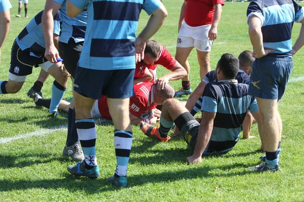 Odessa Ukrajina Září 2020 Finálové Zápasy Nejsilnějších Rugby Týmů Ukrajinském — Stock fotografie