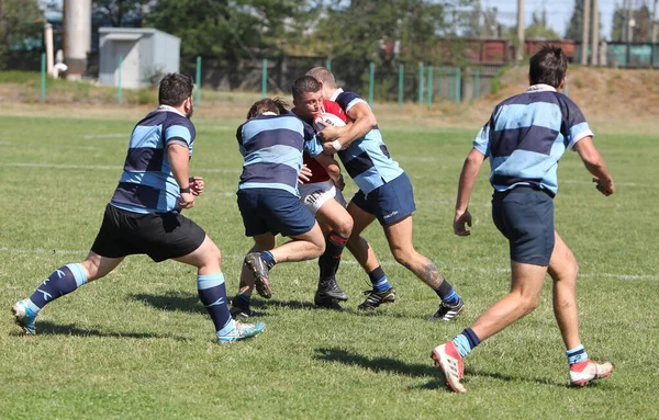 Odessa Ukrajina Září 2020 Finálové Zápasy Nejsilnějších Rugby Týmů Ukrajinském — Stock fotografie