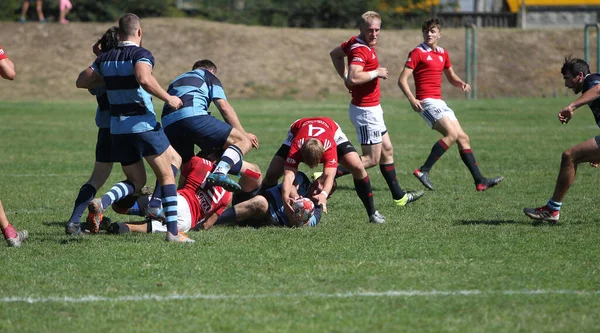 Odessa Ukraine September 2020 Laatste Wedstrijden Van Sterkste Rugby Teams — Stockfoto