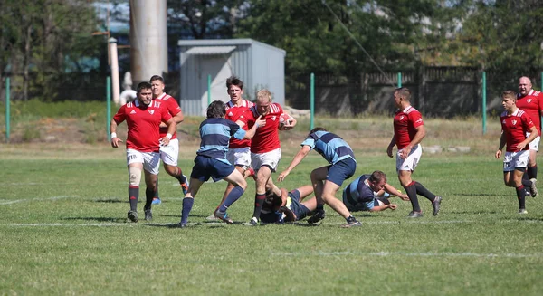 Odessa Ukraine Setembro 2020 Jogos Finais Das Equipes Rugby Mais — Fotografia de Stock