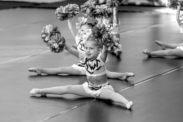 Odessa Ukraine September 2020 Children Cheerleading Championship Young Cheerleaders Perform — Stock Photo, Image