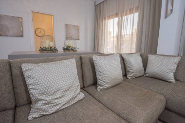 Oturma odası salon kanepe lüks daire içinde göstermek ev gösteren iç tasarım dekor mobilya