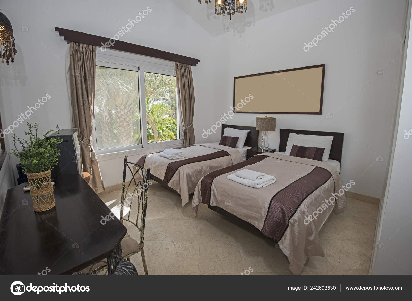 Interior Design Decor Furnishing Luxury Show Home Bedroom