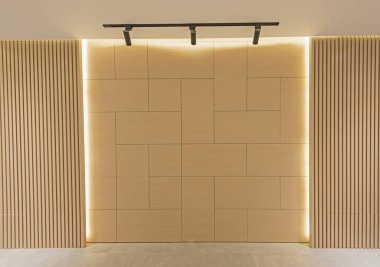 Işıkla kaplanmış duvar kaplaması