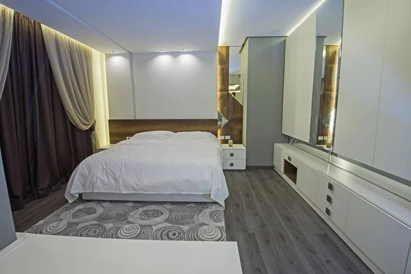 Interior design of bedroom in house
