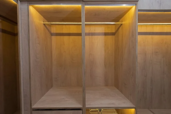 Belsőépítészet Dekoráció Berendezése Luxus Show Home Bedroom Bemutató Séta Szekrény — Stock Fotó