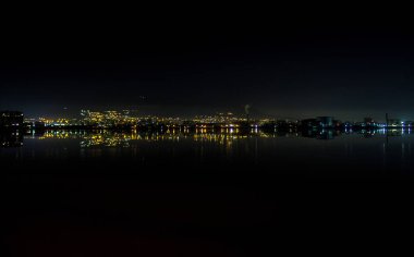 Panama City, Panama - 29 Ağustos 2015 Panama City Skyline 29 Ağustos 2015 'te Panama, Orta Amerika' da görüldü..