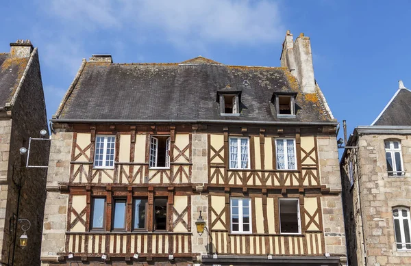 Красивые Фасады Бретани — стоковое фото