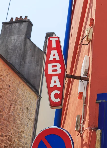 Французский Логотип Табачного Магазина — стоковое фото