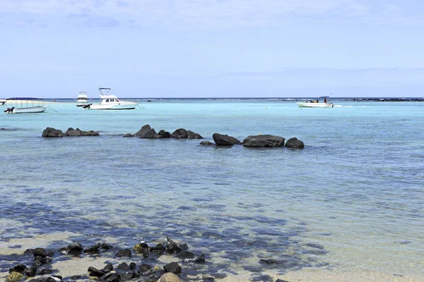 Fiskare Båtar Mauritius Island — Stockfoto